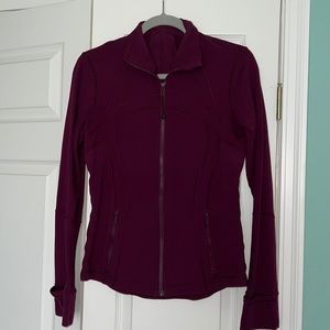 Maroon Define Lululemon Jacket sz 8